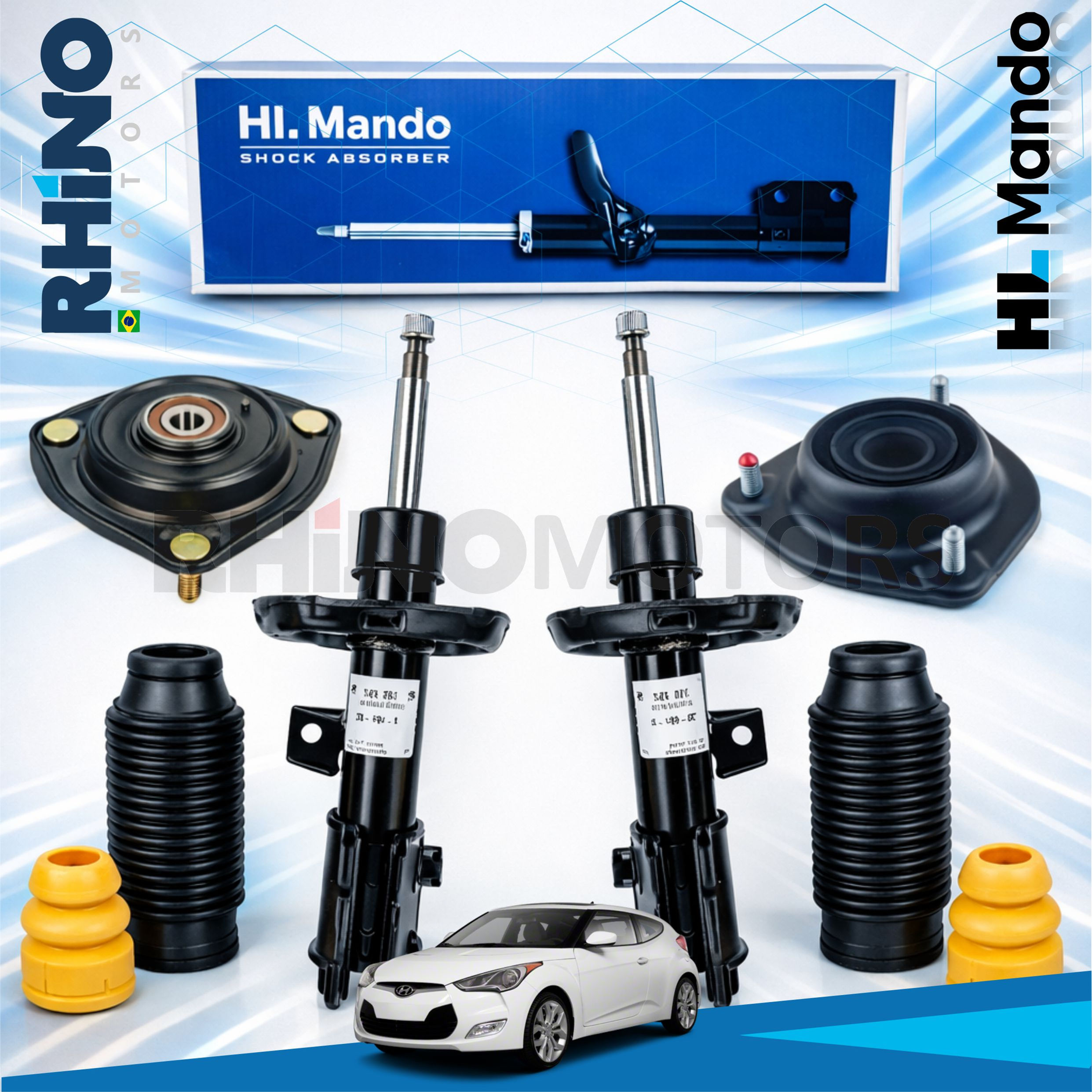 kit amortecedor dianteiro HYUNDAI VELOSTER 2012 A 2017