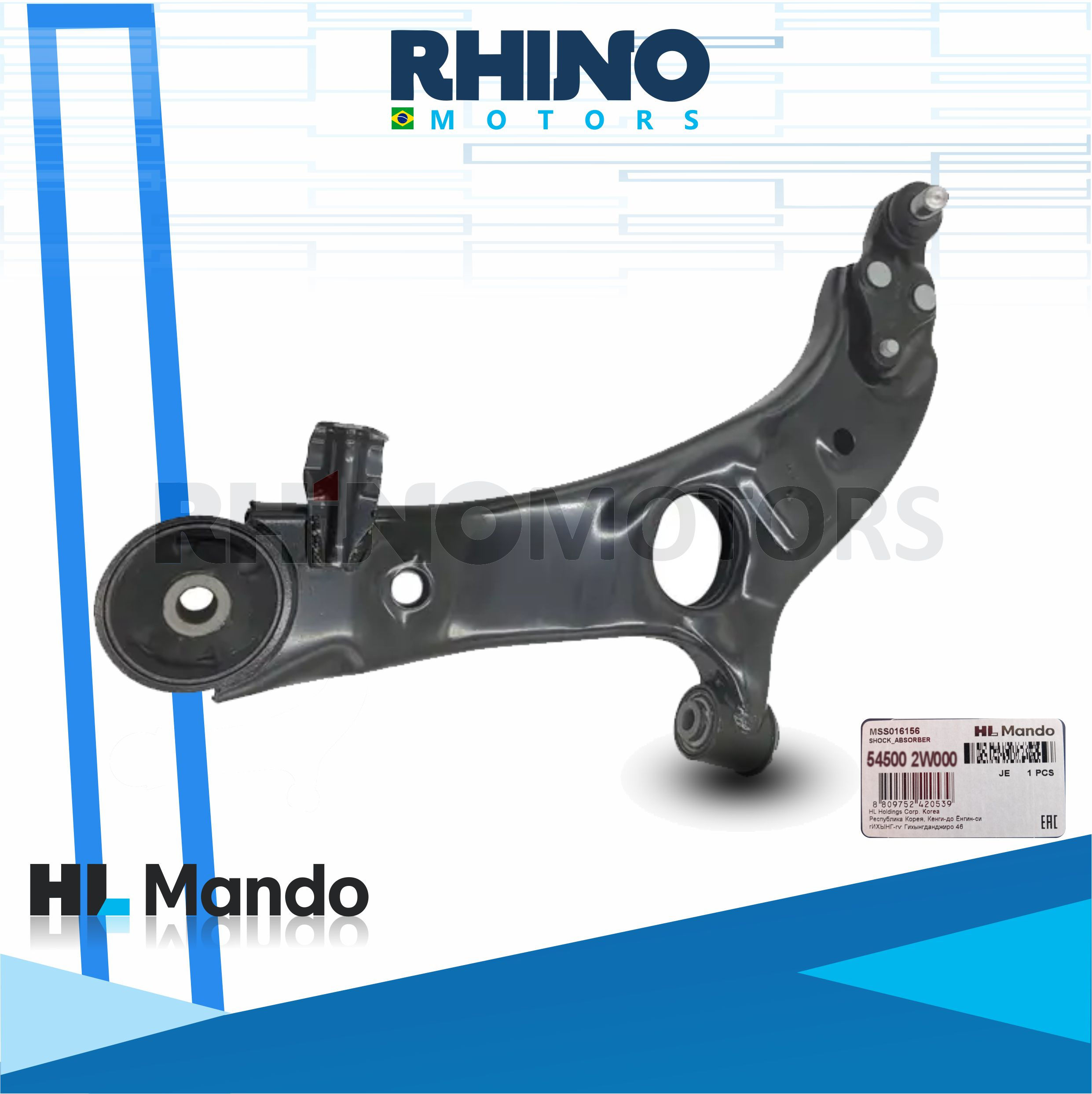 545002W000 Bandeja de Suspensão Dianteira Inf. Esquerda HYUNDAI SANTA FE 13 A 18