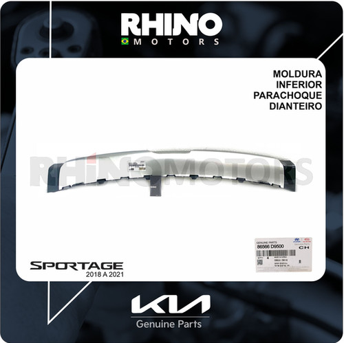 86566D9500 - Moldura Inferior Parachoque Dianteiro Kia Sportage
