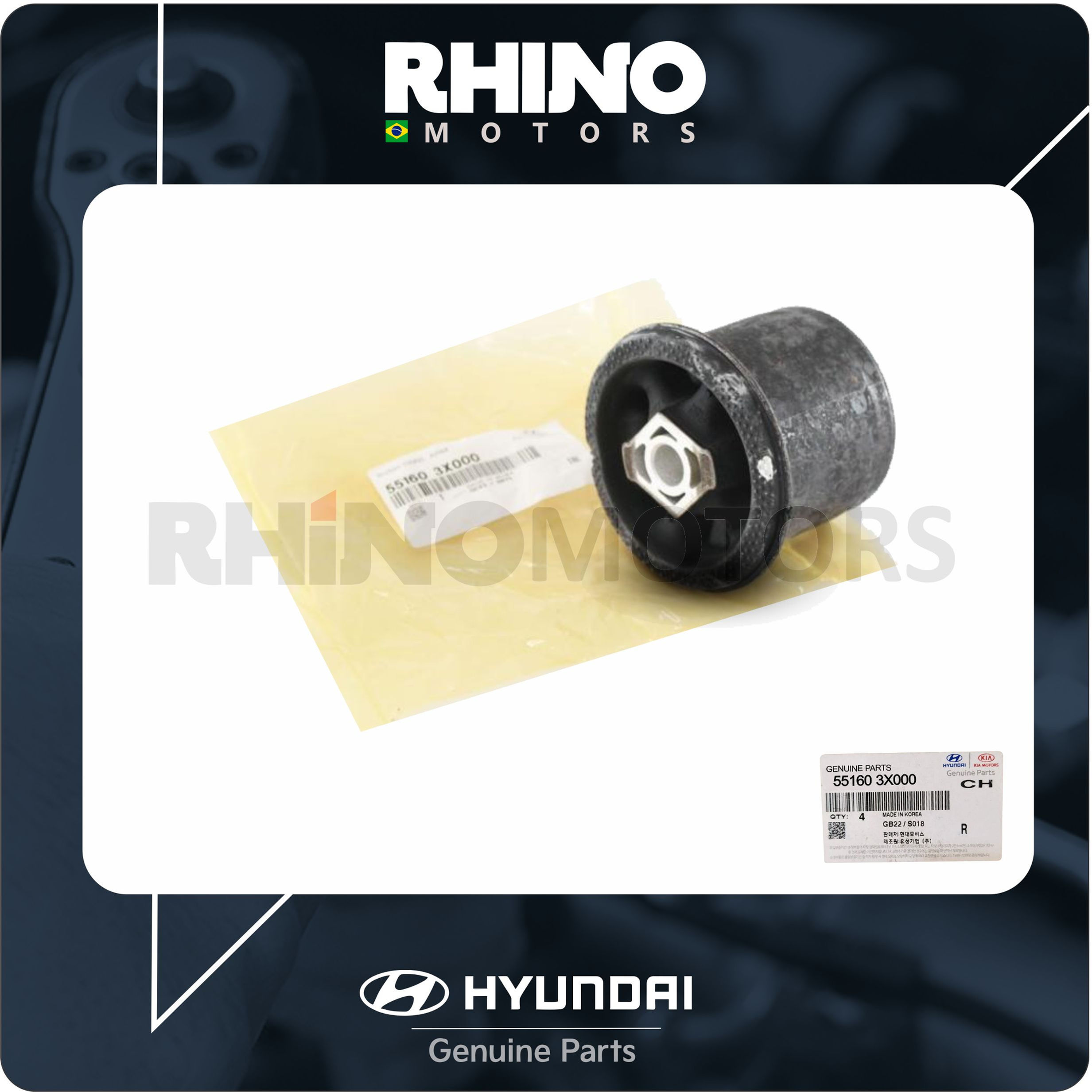 551603X000 bucha do eixo traseiro ELANTRA VELOSTER I30 CRETA CERATO 2011a22