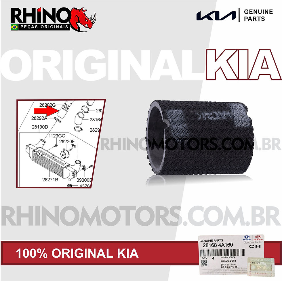 Miniatura: 281684A160  Mangueira Intercooler Kia Sorento Diesel