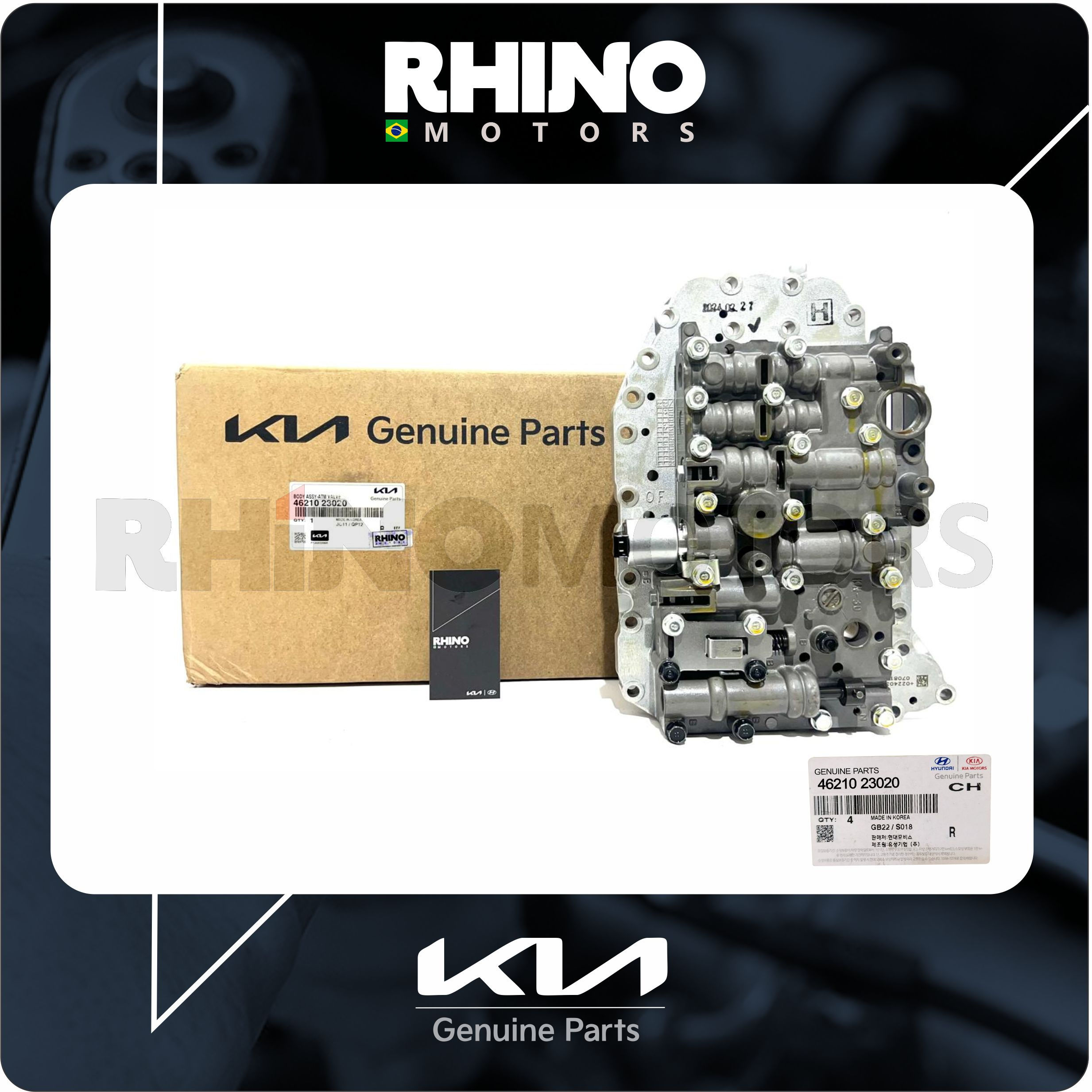 4621023020 - Corpo De Valvulas Cambio A4cf1 A4cf2 - I30 Hb20 Soul