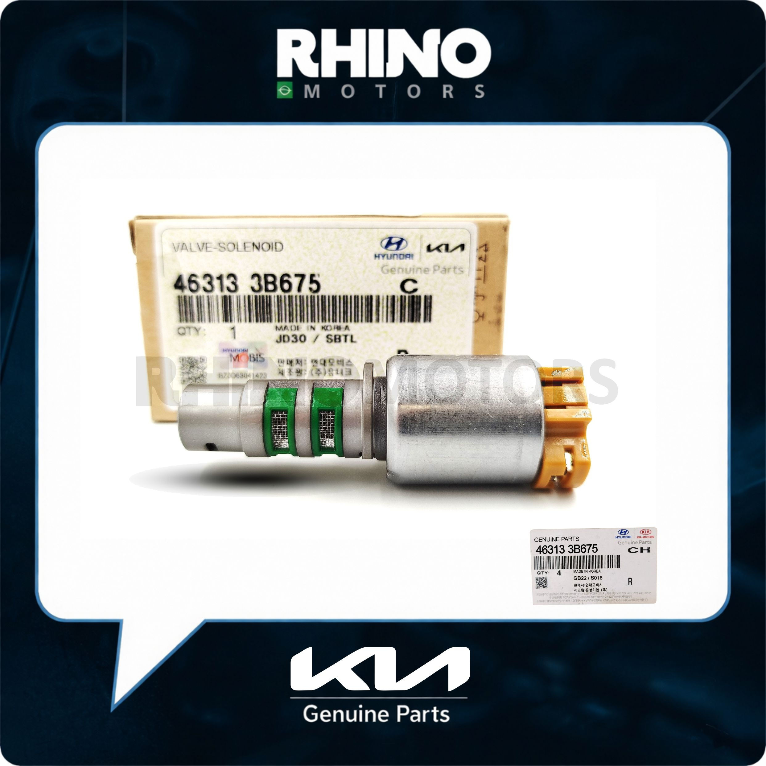 463133B675 válvula solenoide SPORTAGE, SORENTO, OPTIMA, SOUL, CERATO, CADENZA