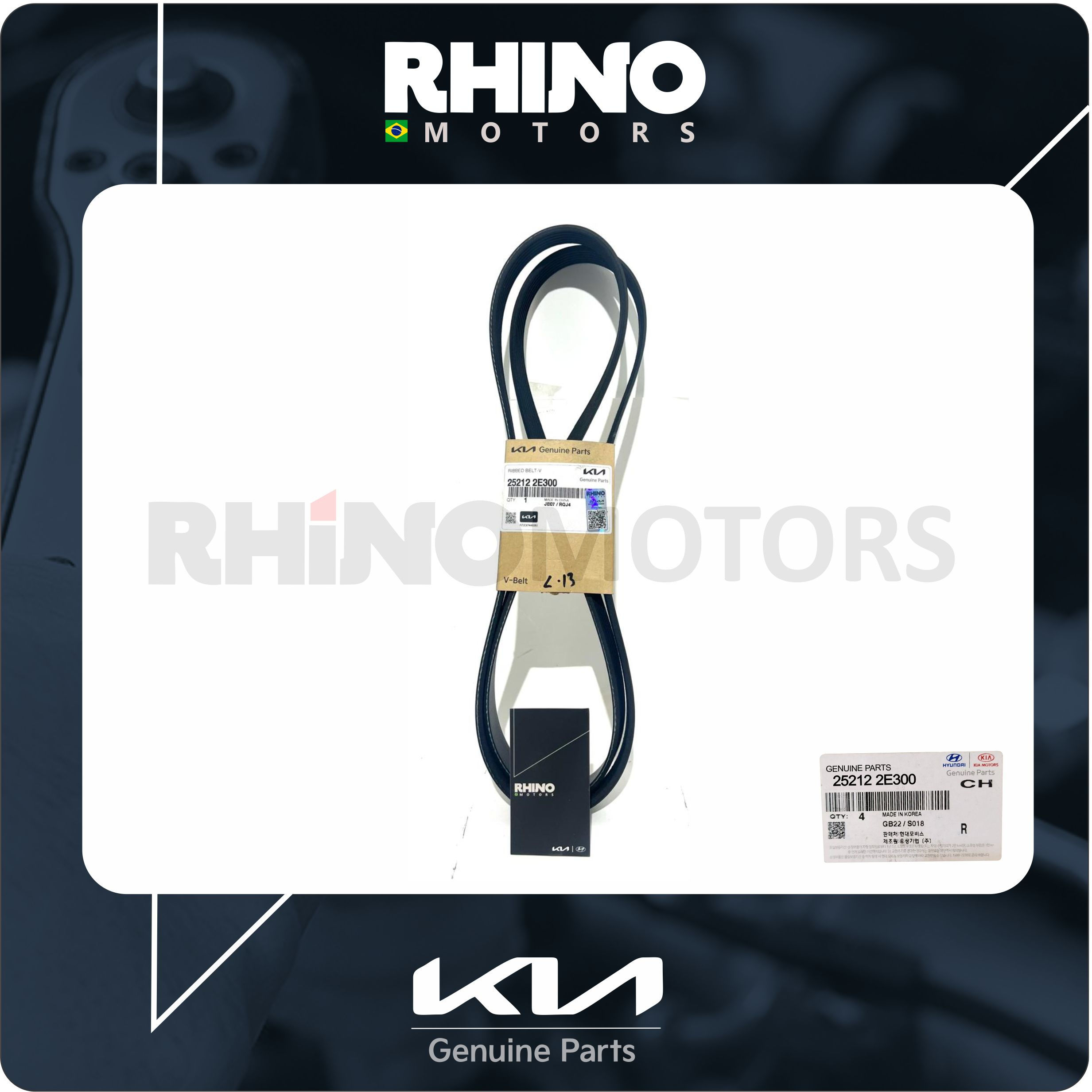 252122E300 - Correia Bomba Hyundai Ix35 Elantra Tucson I30