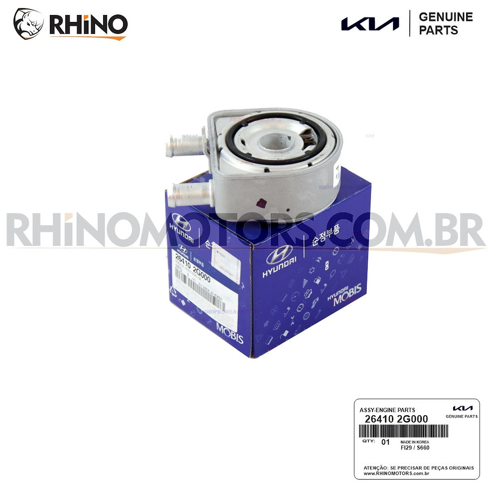 264102G000 Resfriador Óleo Trocador De Calor Santa Fé, Sonata, Tucson