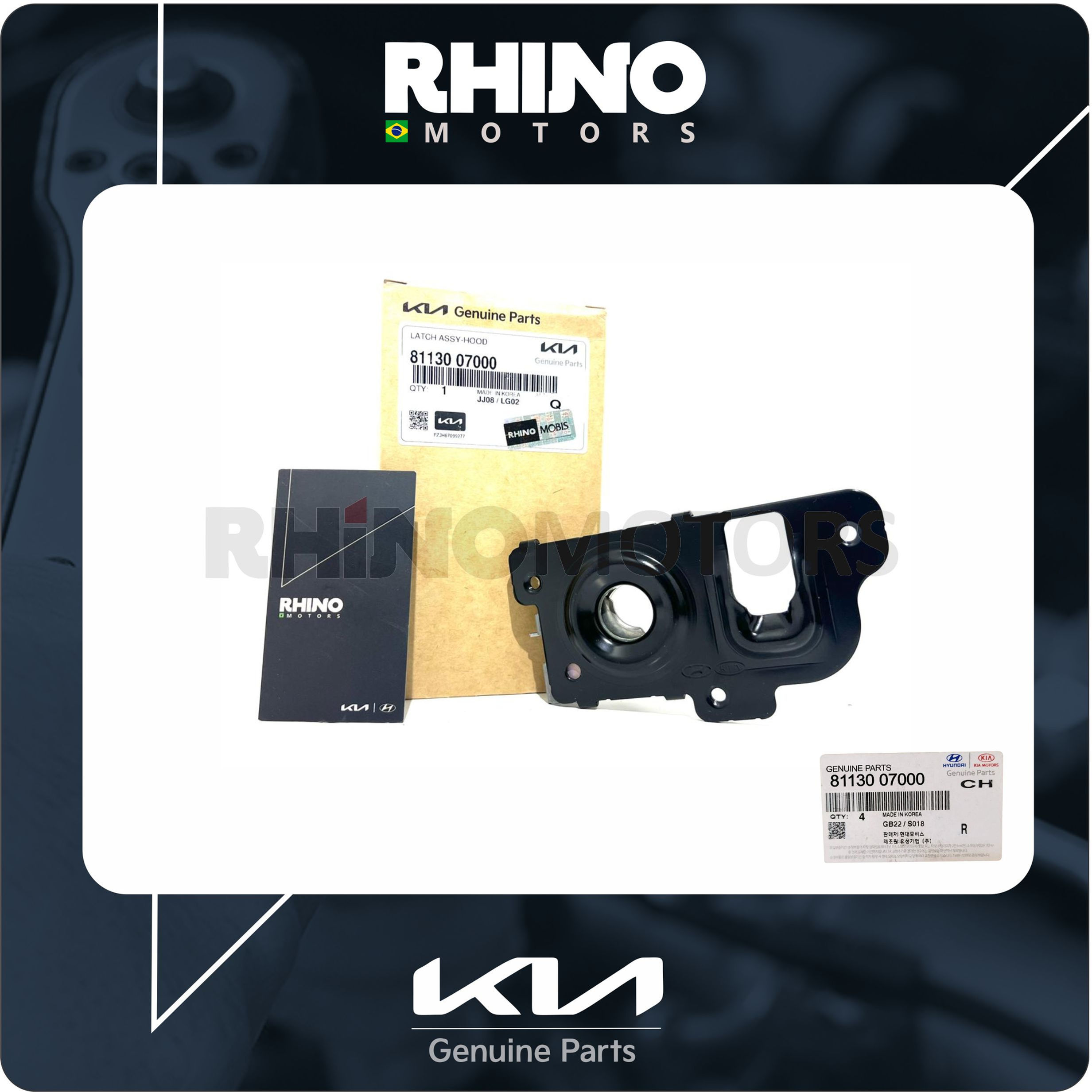 8113007000 Fechadura Capo Kia Picanto 2005 A 2011