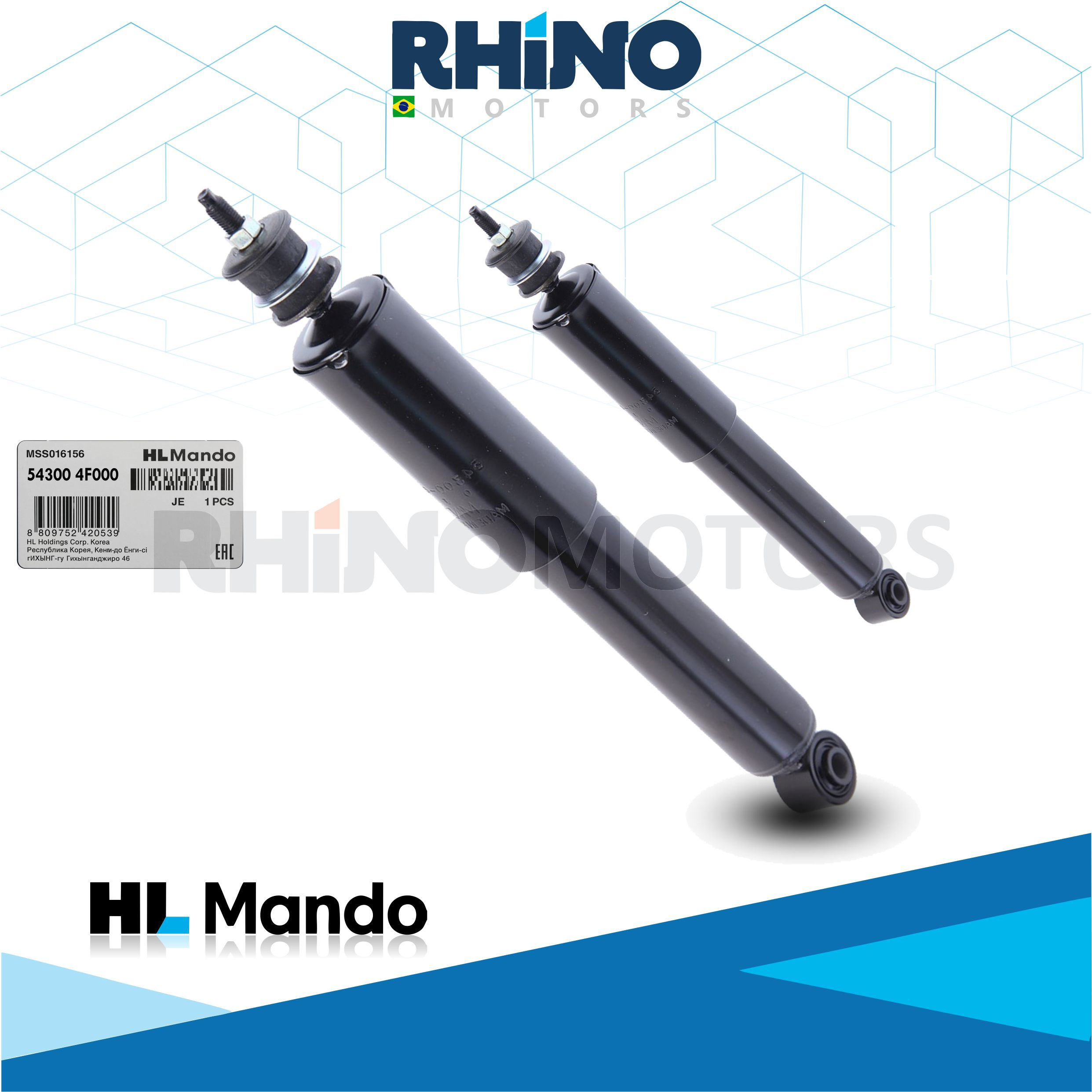 543004F000 Par Amortecedor Dianteiro HYUNDAI HR / KIA BONGO