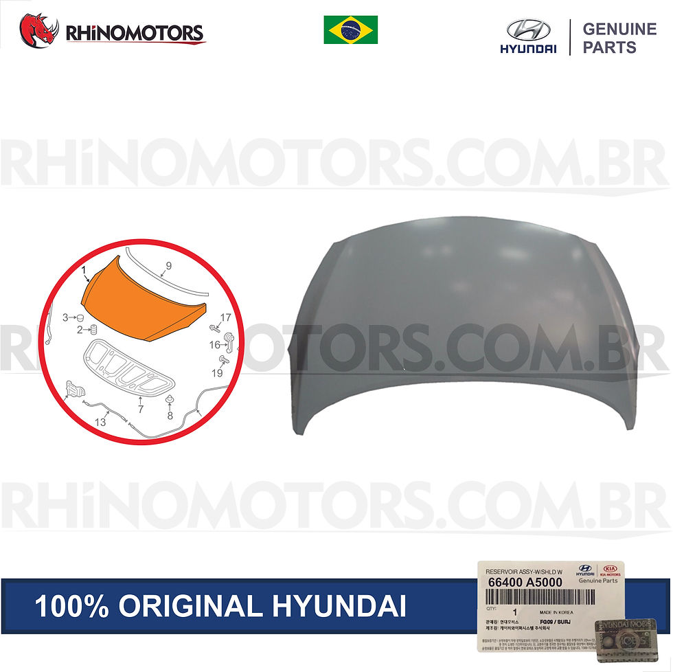 66400A5000 - Capo Hyundai I30 2012-2017