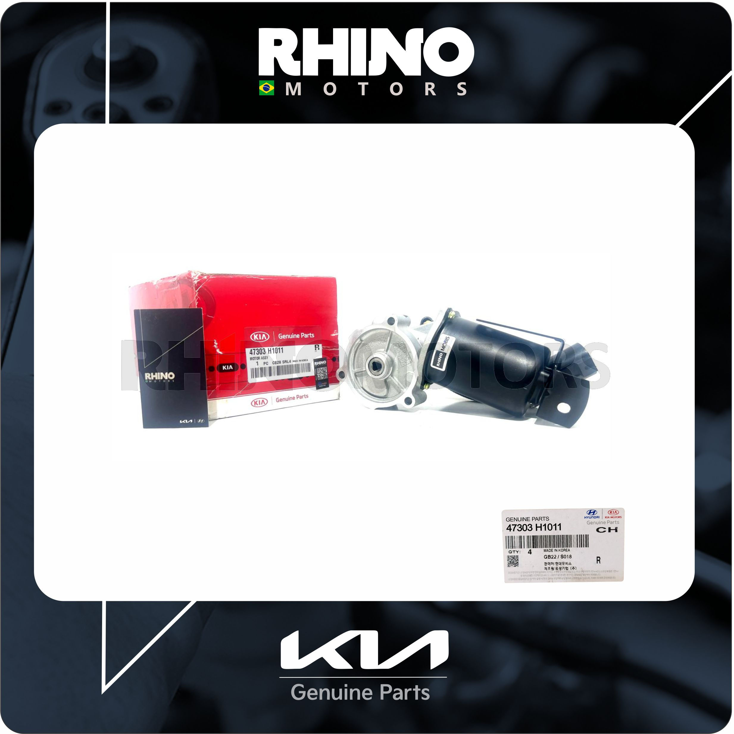 47303H1011 - Motor do atuador do controle de transmissão Kia Sorento