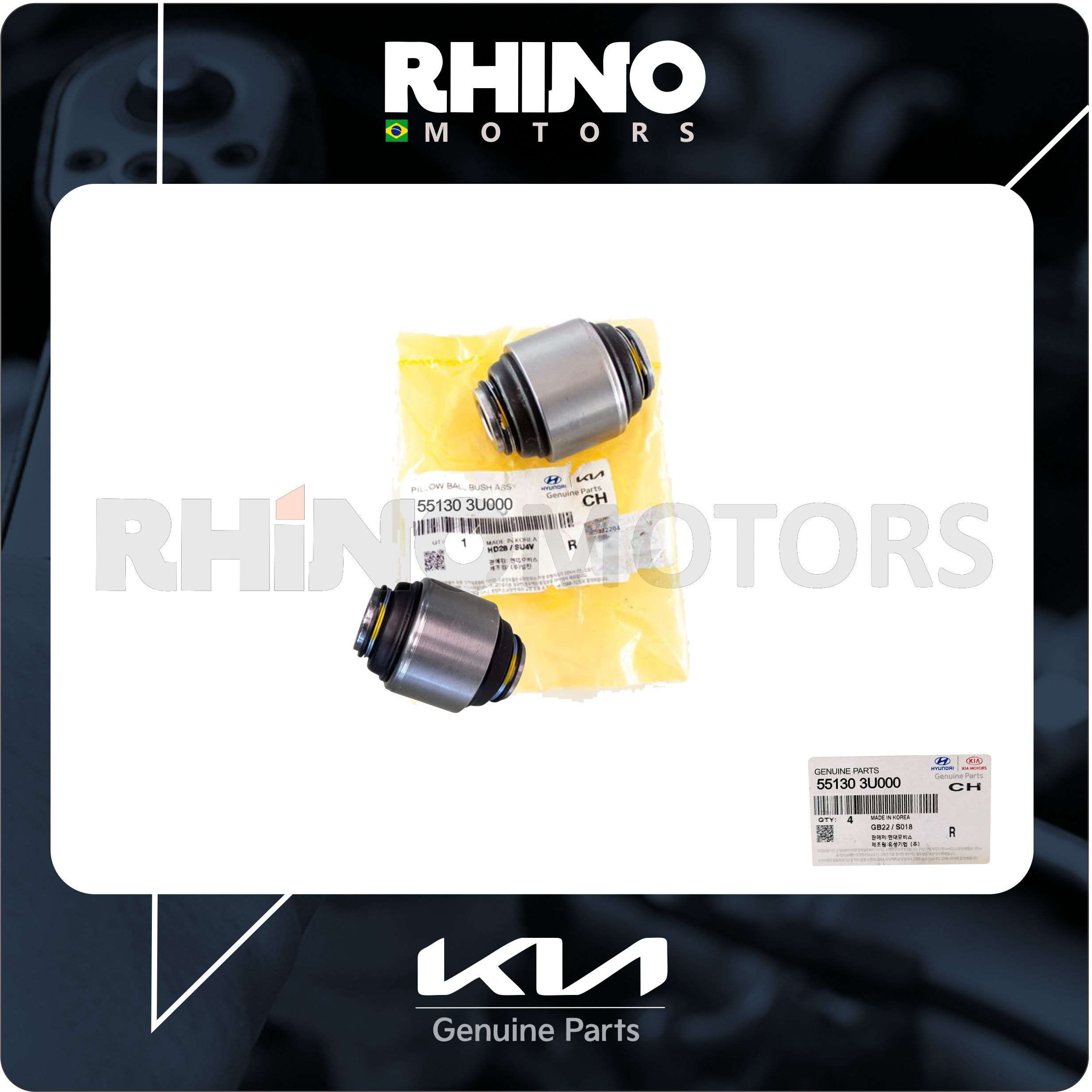 551303U000 - Par Bucha Hidráulica Da Manga De Eixo Kia Carnival 2015 A 2022