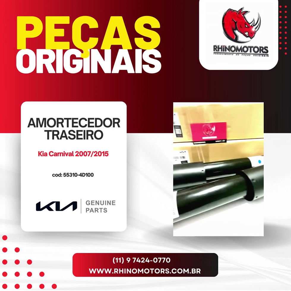 Miniatura: 553104D100 - Par De Amortecedor Traseiro Kia Carnival 2007/2015