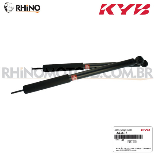 343493 - Par Amortecedor Traseiro Suzuki Sx4 KAYABA | Rhino Motors
