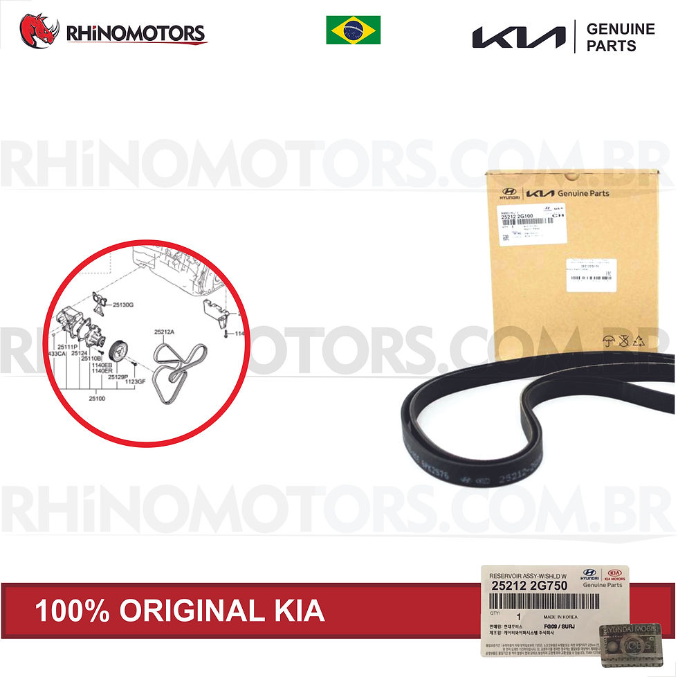 Miniatura: 252122G100 - Correia Acionadora Acessórios Kia Sorento 2.4 / Hyundai Santa Fe
