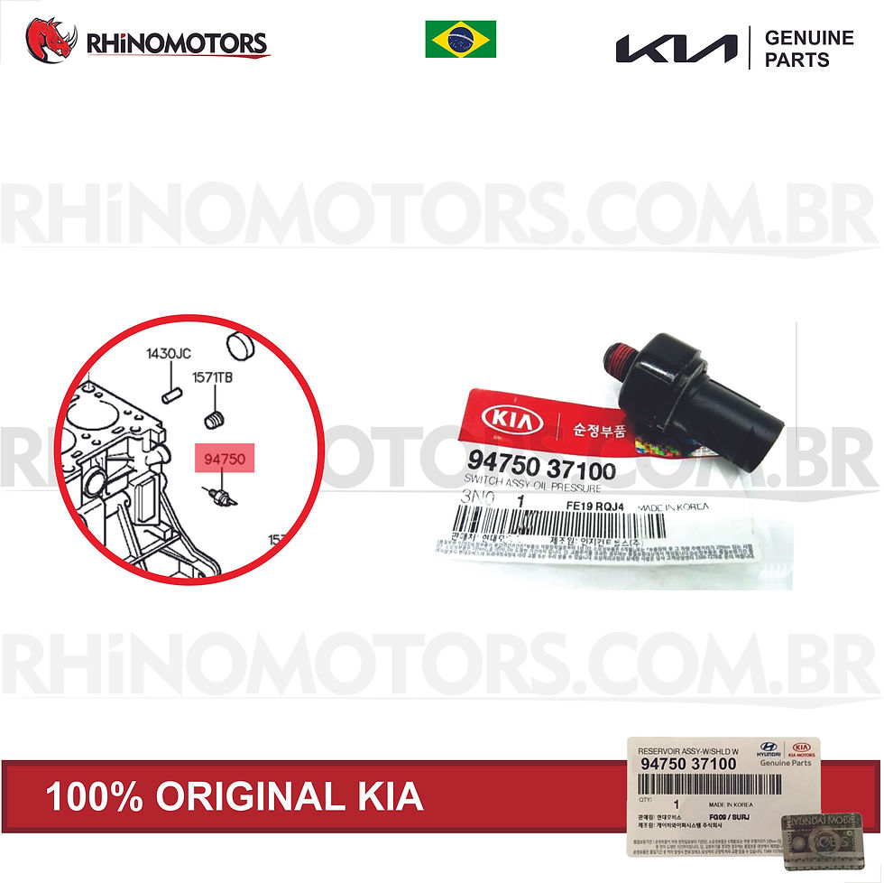 Miniatura: 9475037100 Interruptor Pressão De Óleo I30 Ix35 Azera Cerato Sportage