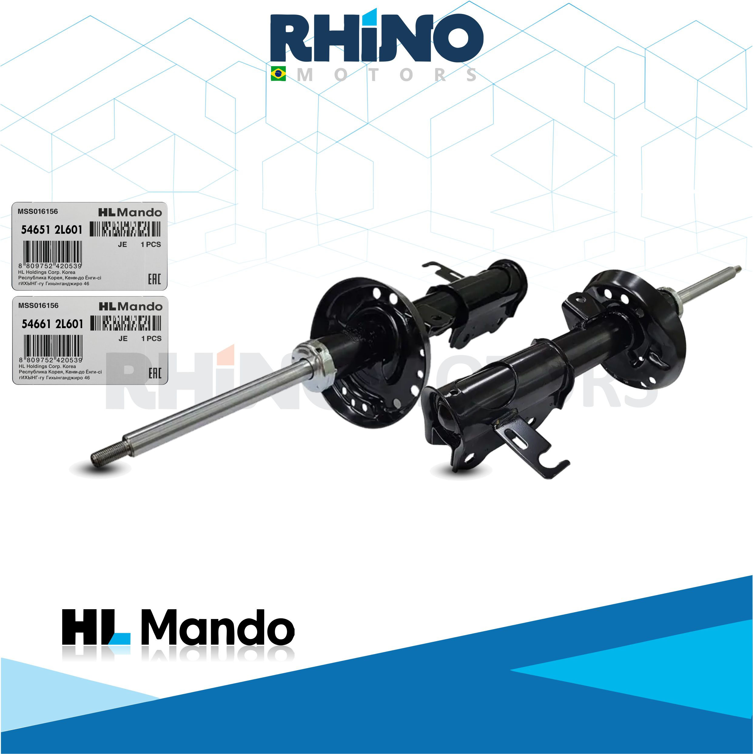 546512L601 546612L601 Par Amortecedor Diant. HYUNDAI I30 2010 A 2012