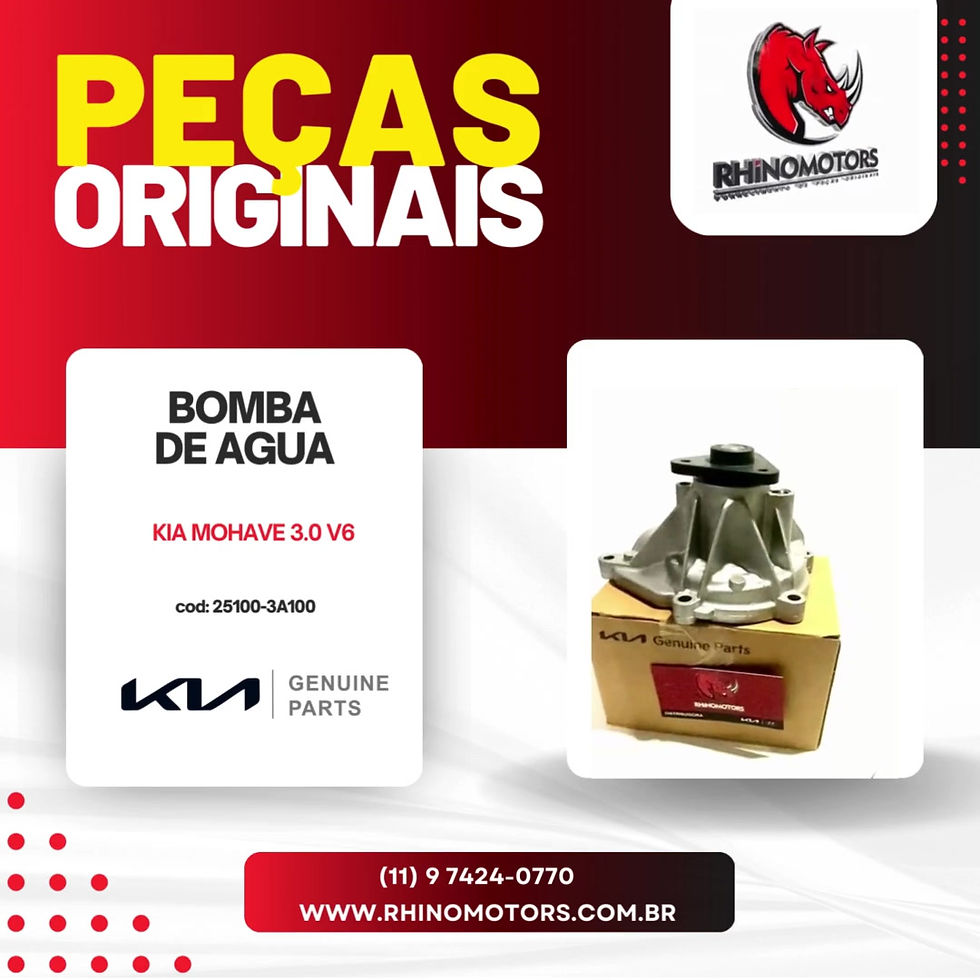 Miniatura: 251003A100 Bomba Água Motor Kia Mohave 3.0 V6 2008-2015 Diesel