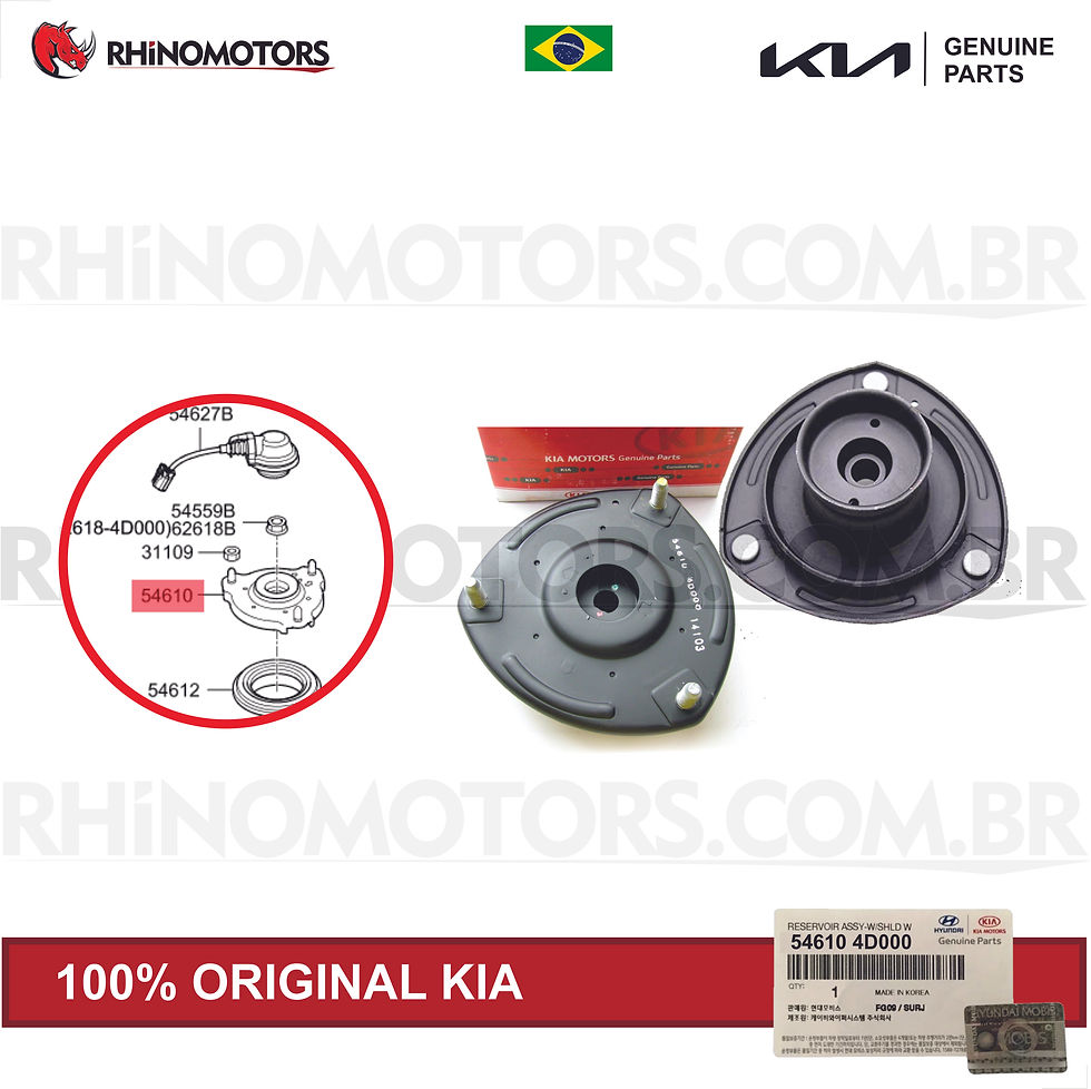 Miniatura: Par Coxim Amortecedor Dianteiro Kia Carnival 2006/2015 (546104D000)