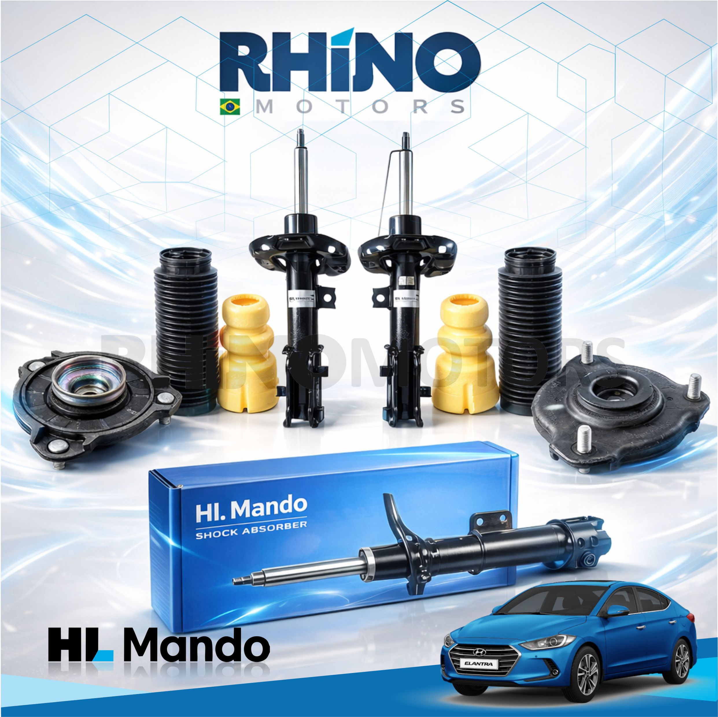 KIT AMORTECEDOR DIANTEIRO HYUNDAI ELANTRA 2016 A 2022