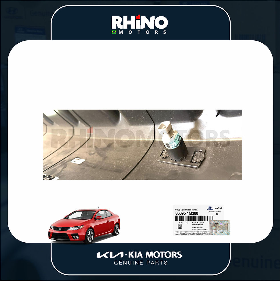 Miniatura: 866951M300 moldura inferior do parachoque traseiro KIA CERATO KOUP 2010 A 2013