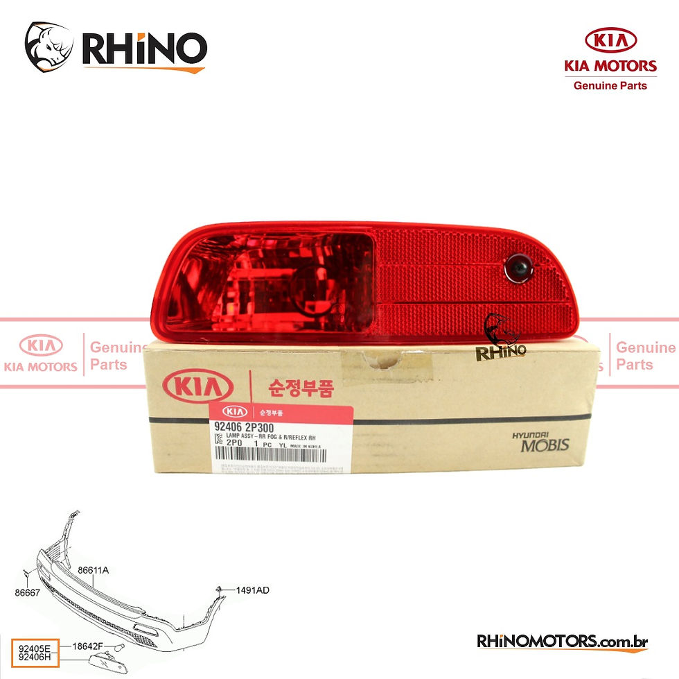 Miniatura: 924062P300 Lanterna neblina Lado Direito Kia Sorento 2009 a 2013