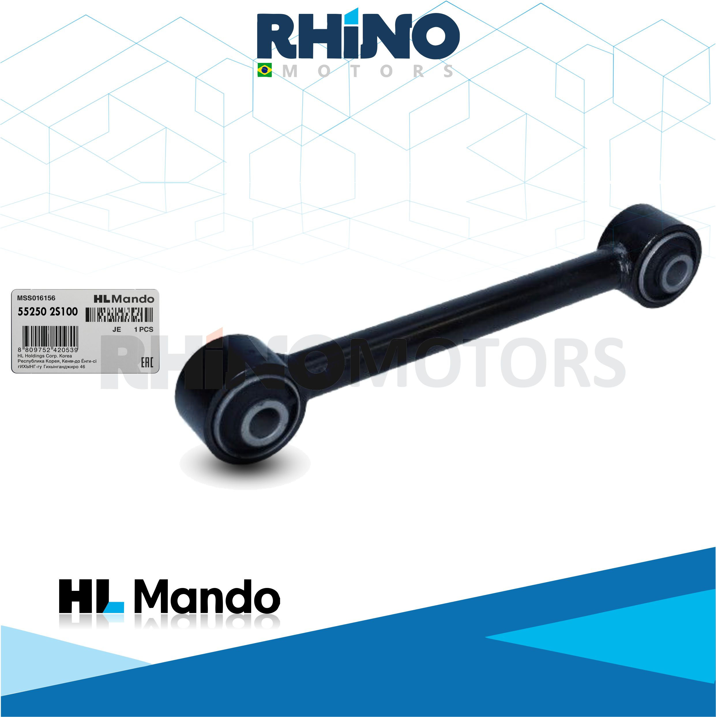 552502S100 braço de controle assistente traseiro IX35 SANTA FE SPORTAGE SORENTO