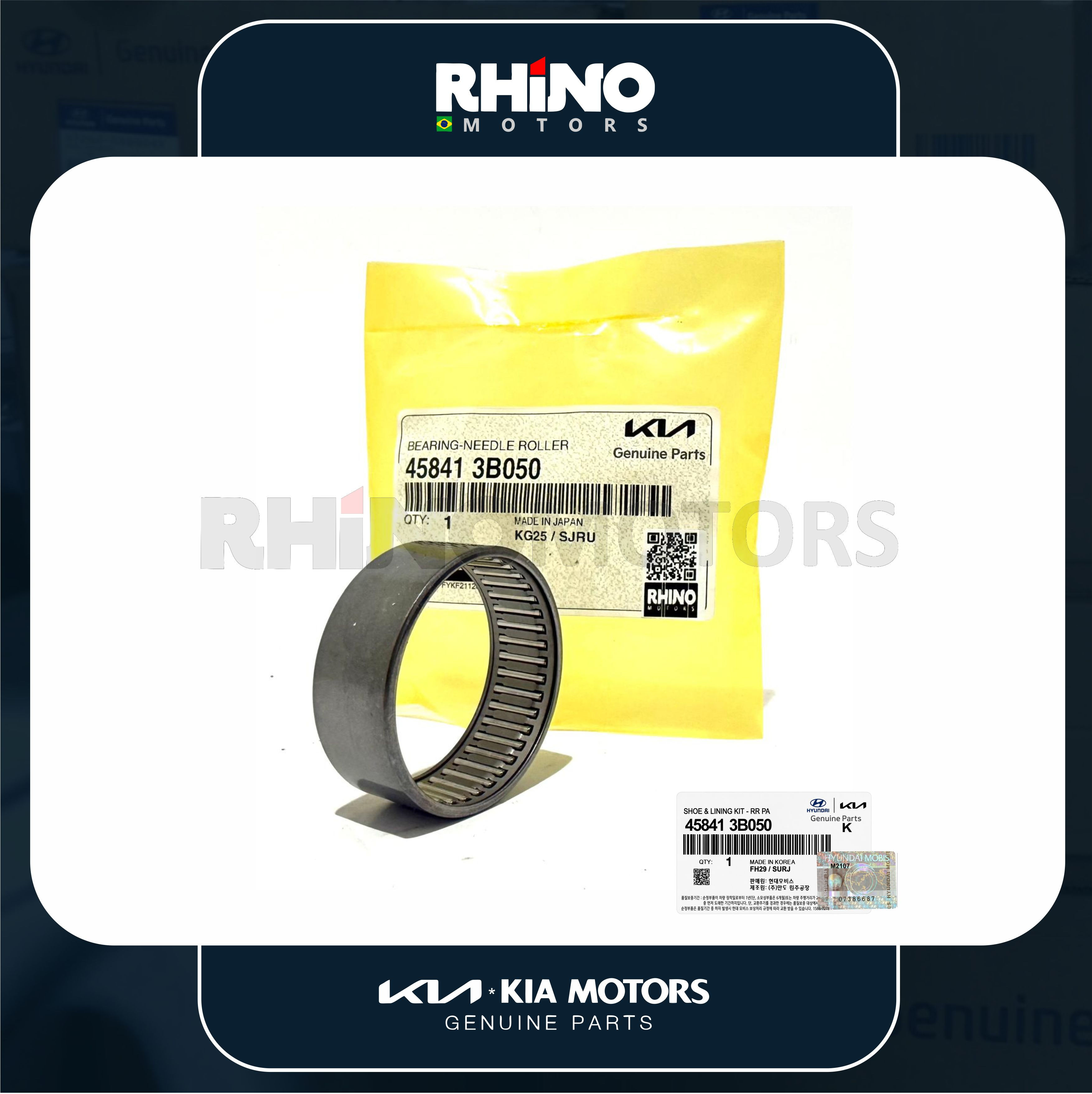 458413B050 rolamento transmissão TUCSON SANTA FE IX35 VERACRUZ ELANTRA KONA