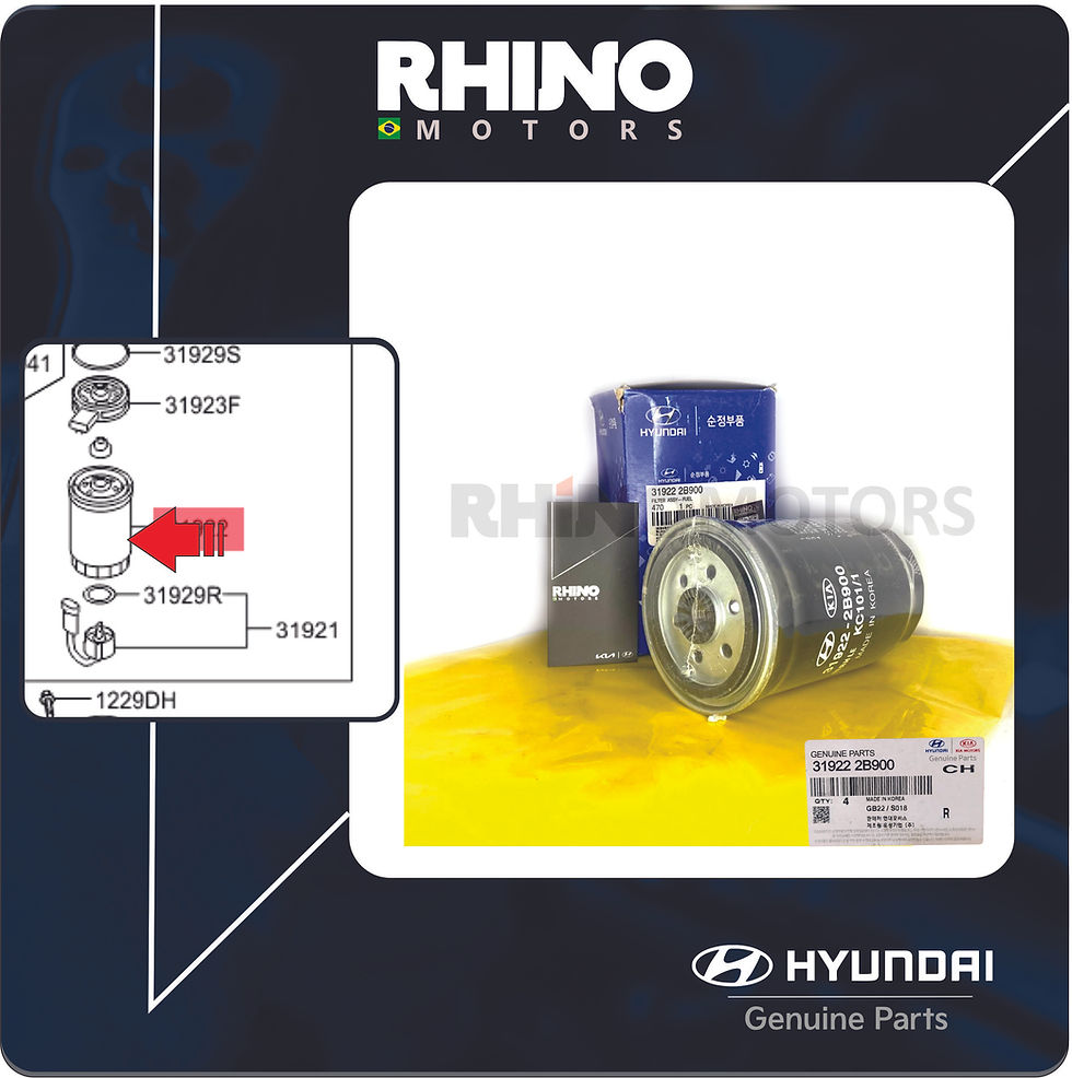 Miniatura: 319222B900 - FILTRO DE COMBUSTIVEL DIESEL KIA SORENTO 2.5