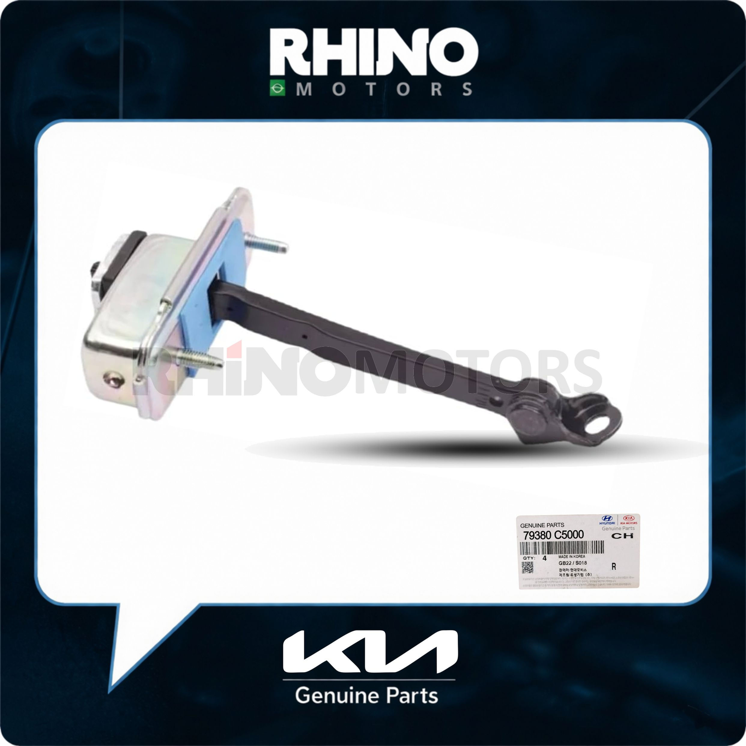 79380C5000 Limitador da Porta Dianteira Esquerda KIA SORENTO 2014 A 2020
