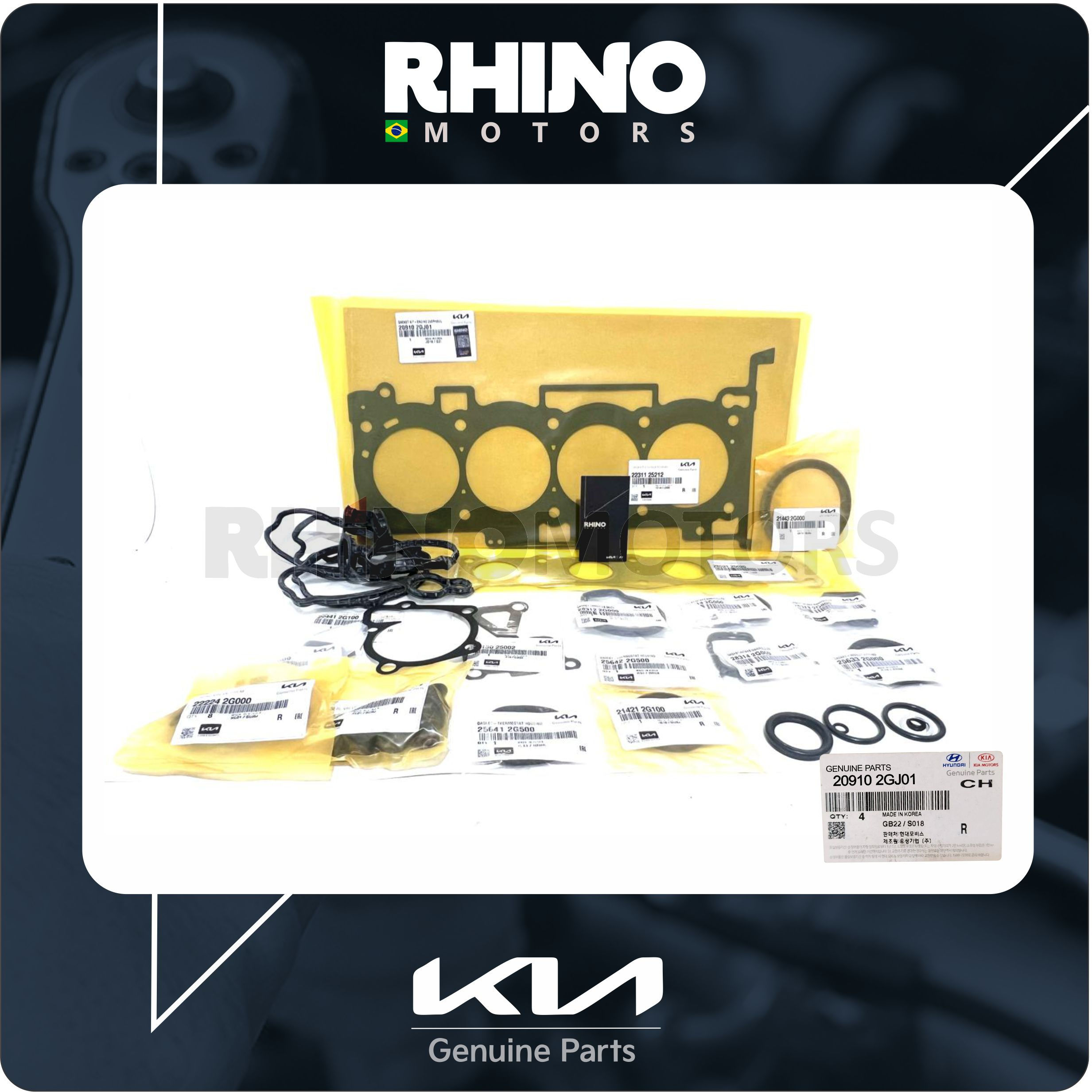 209102GJ01 Jogo De Juntas do motor Completo - Kia Sorento 2.4