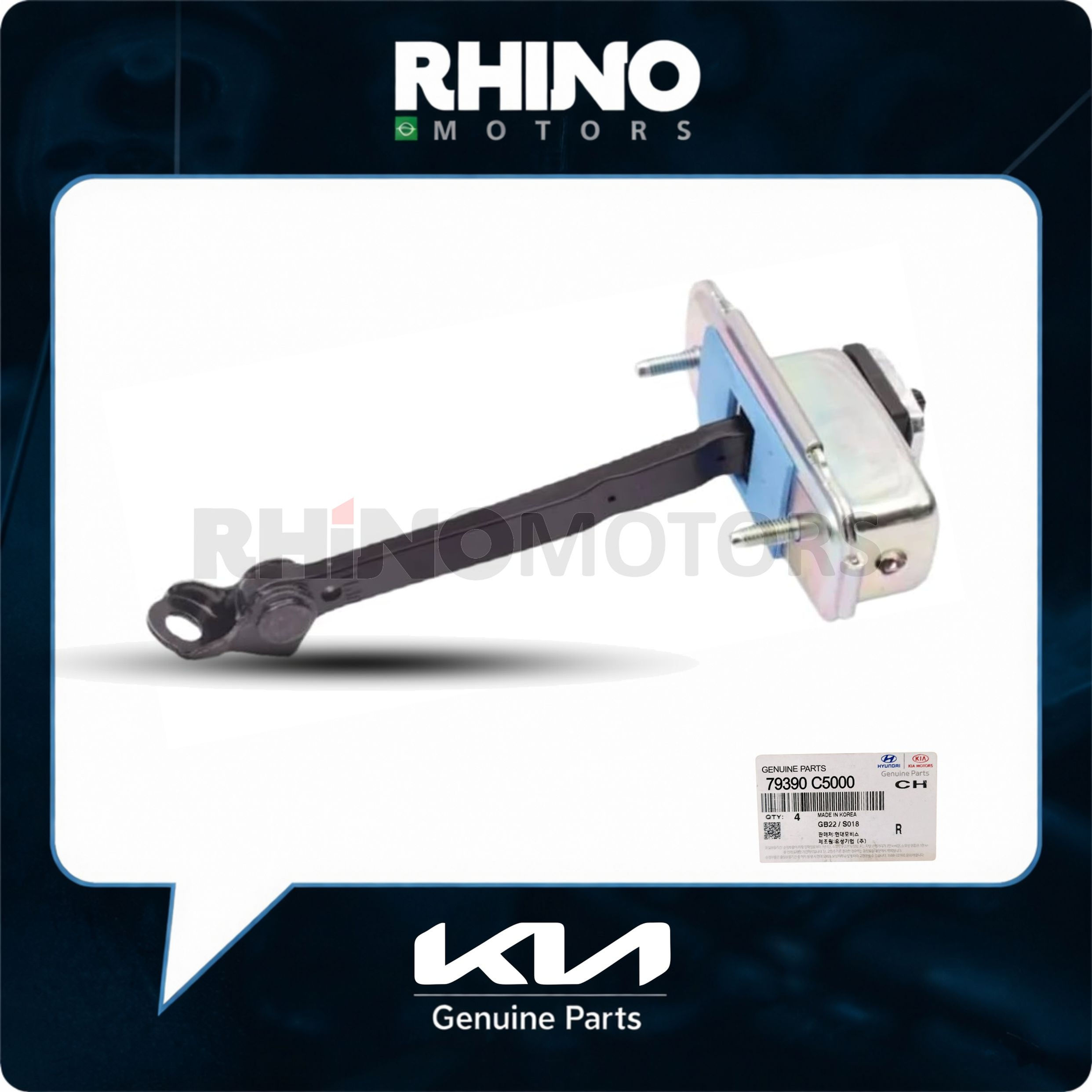 79390C5000 limitador de Porta Dianteiro Direito KIA SORENTO 2014 A 2020