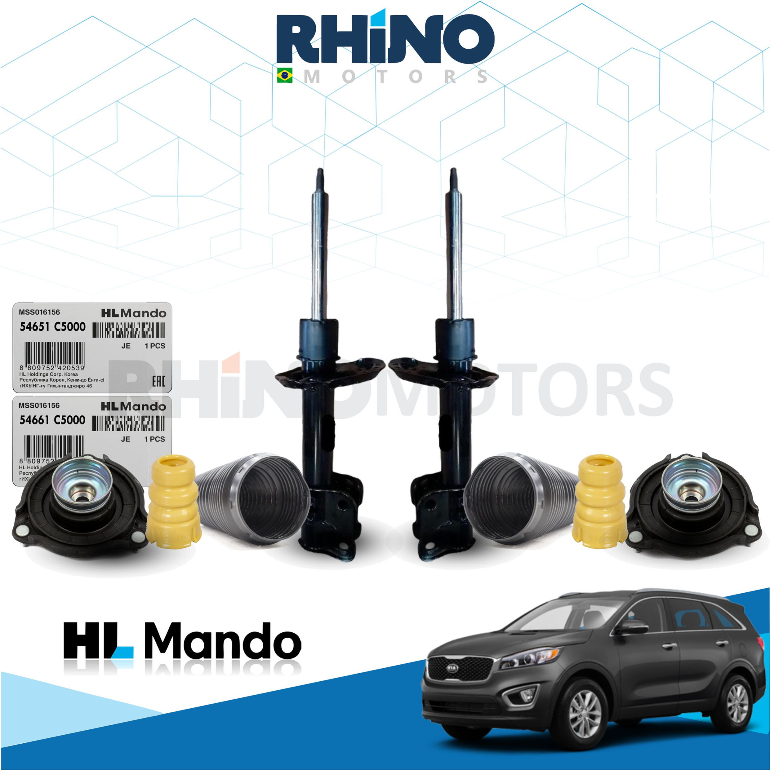 KIT AMORTECEDOR DIANTEIRO KIA SORENTO 2015 A 2020
