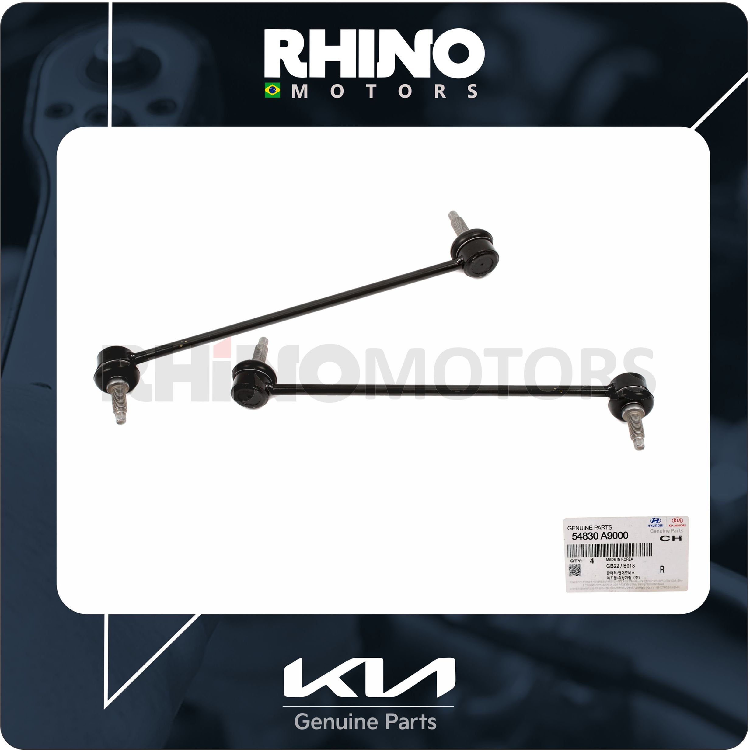 54830A9000 - Par Bieletas Dianteiras Kia Carnival 2016 A 2021