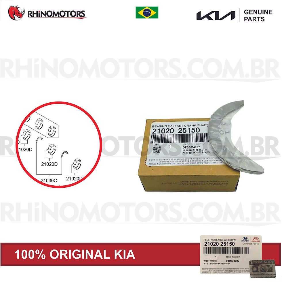 Miniatura: 2102025150 - Calço Do Virabrequim Hyundai I30 Azera Sonata Sportage, Optima,