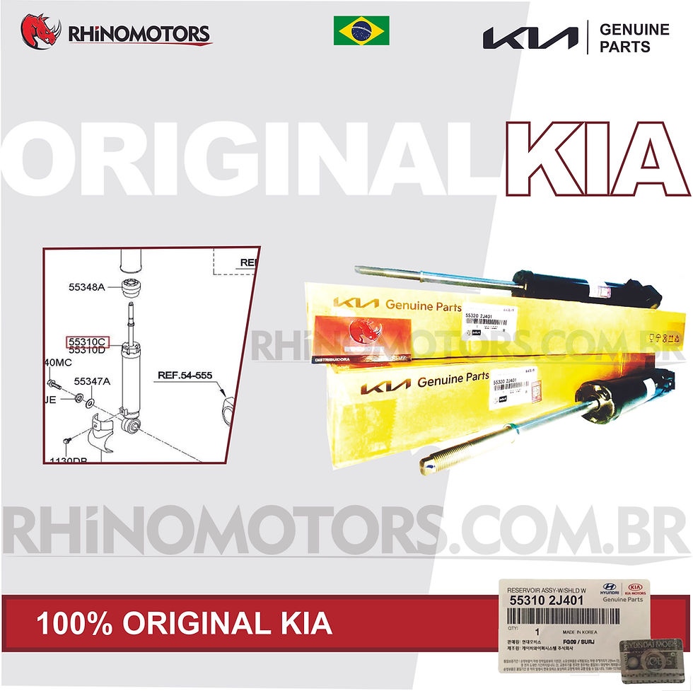 Miniatura: 553102J000 - Par Amortecedor Traseiro Kia Mohave todos modelos
