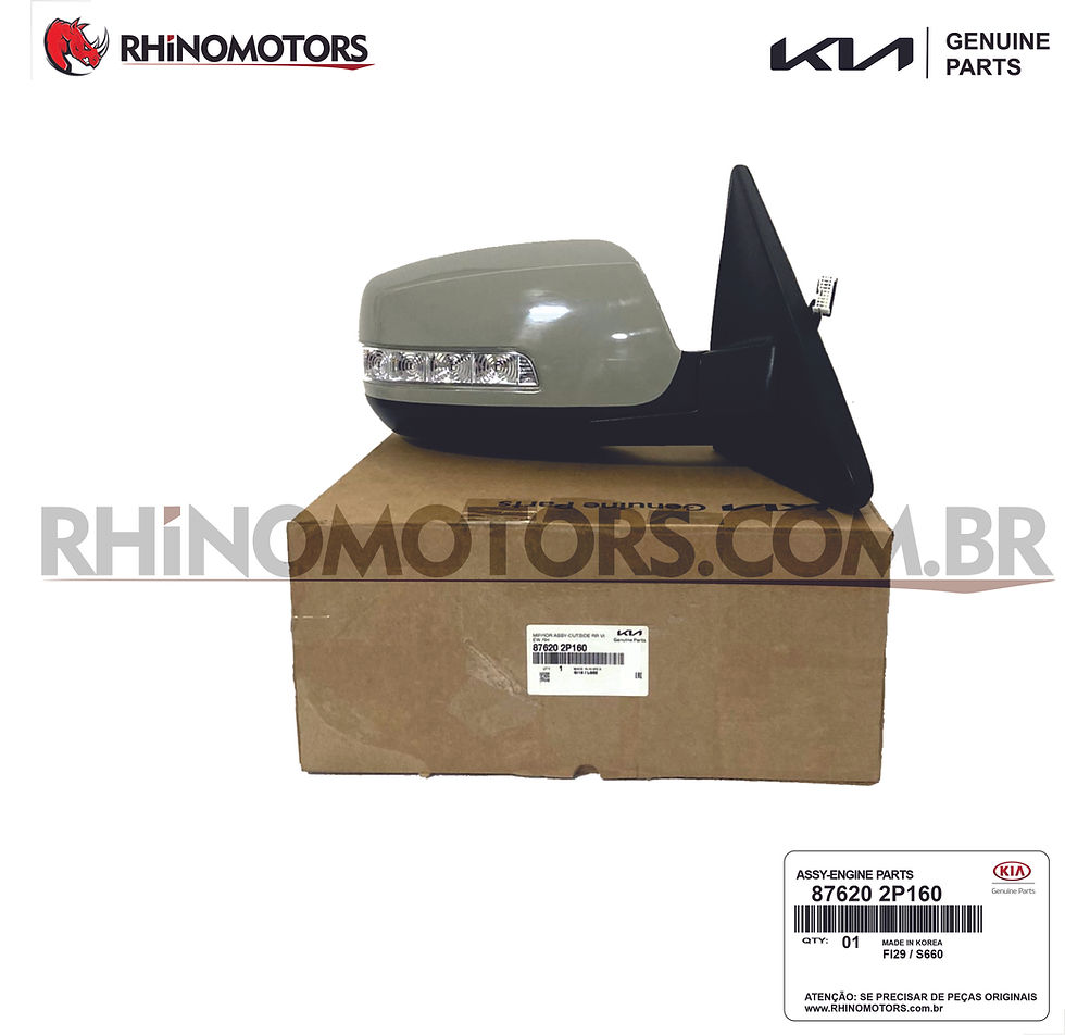 Miniatura: 876202P160 - Retrovisor Lado Direito KIA SORENTO 2011/2014