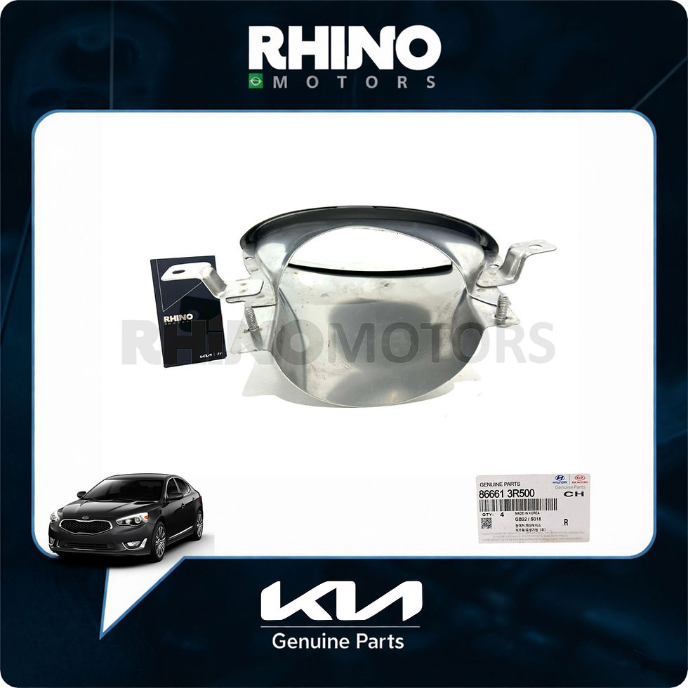 Miniatura: 866613R500 Moldura Escapamento Parachoque Tras.  Esq.  KIA CADENZA 2014 a 2016