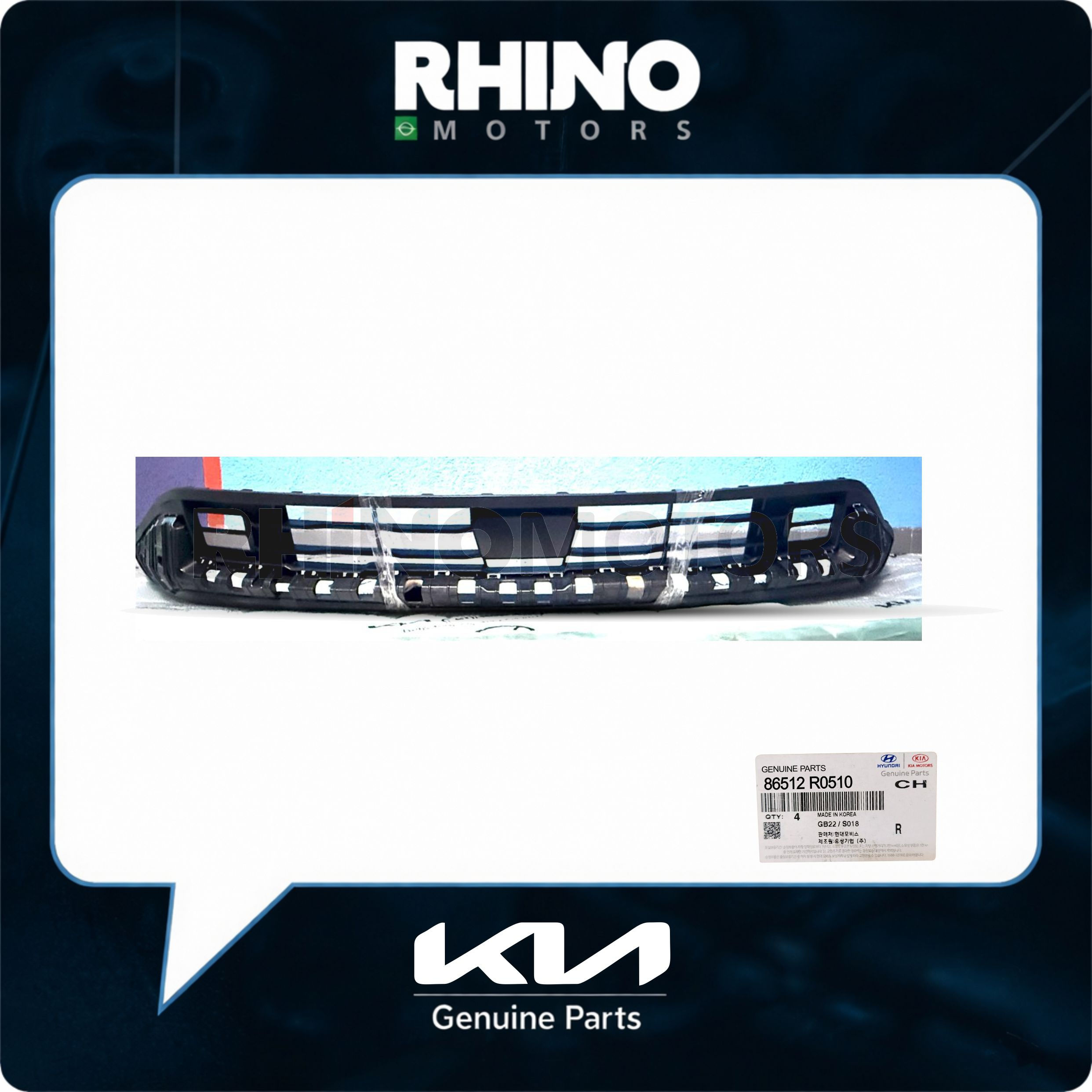 86512R0510 spoiler do parachoque dianteiro CARNIVAL 2024 A 2026