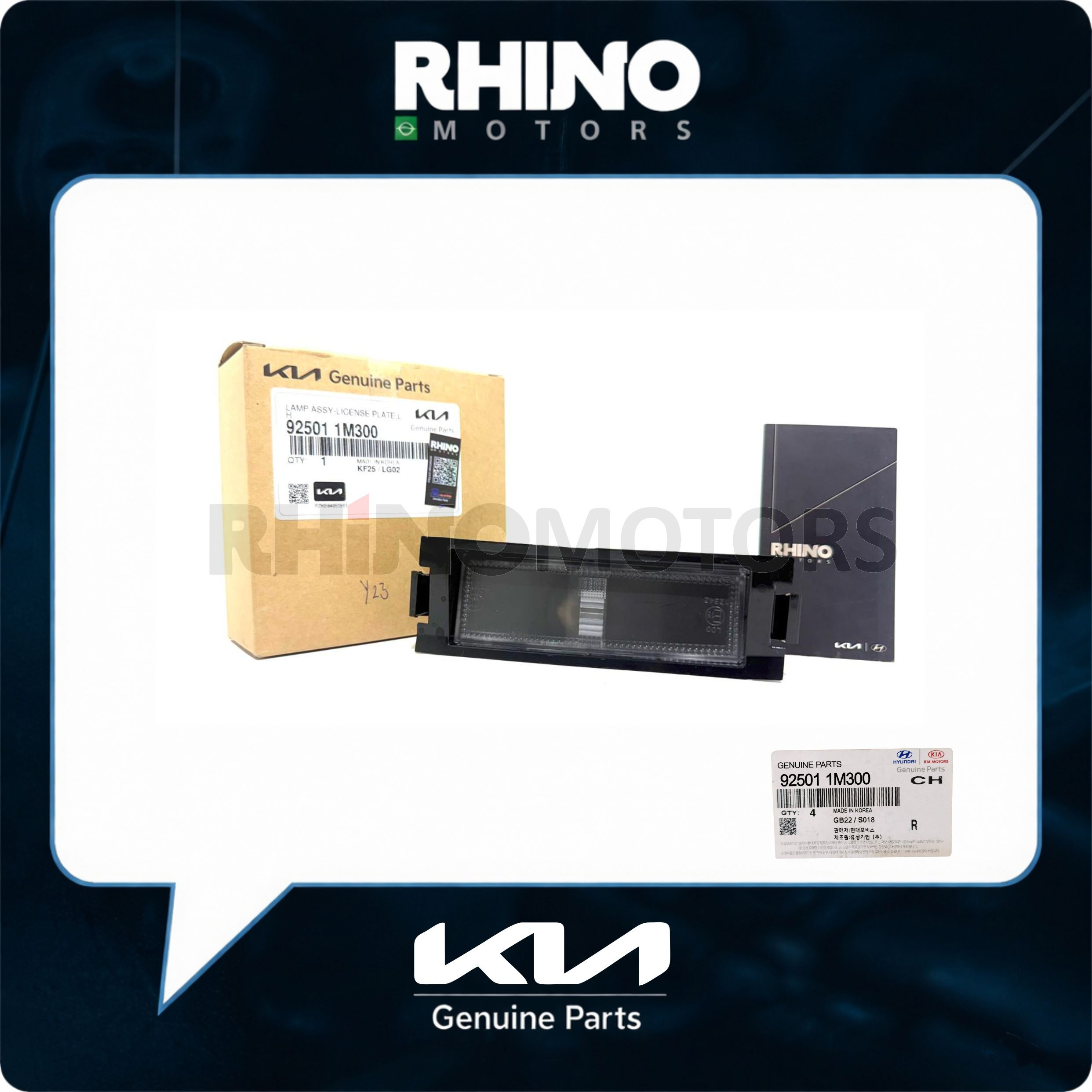 925011M300 Lanterna de Placa Traseira Lado Esquerdo KIA CERATO KOUP 2010 A 2012