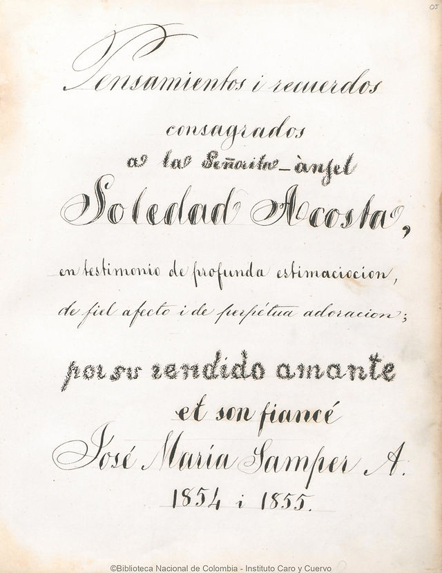 Álbum de Soledad y José María.