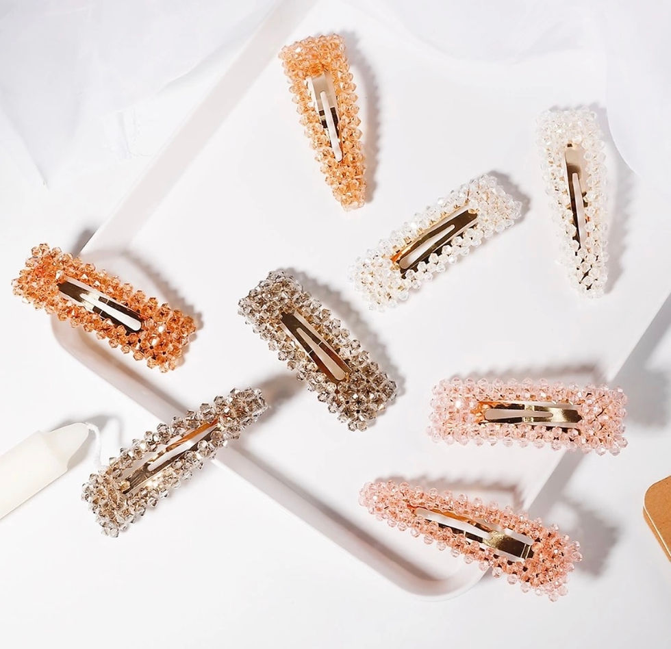 Miniaturbild: Crystal Haarspange Weiß