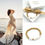 Miniaturbild: La petite surprise Couture Armband „St.Barth“ mit Strassperle Gold