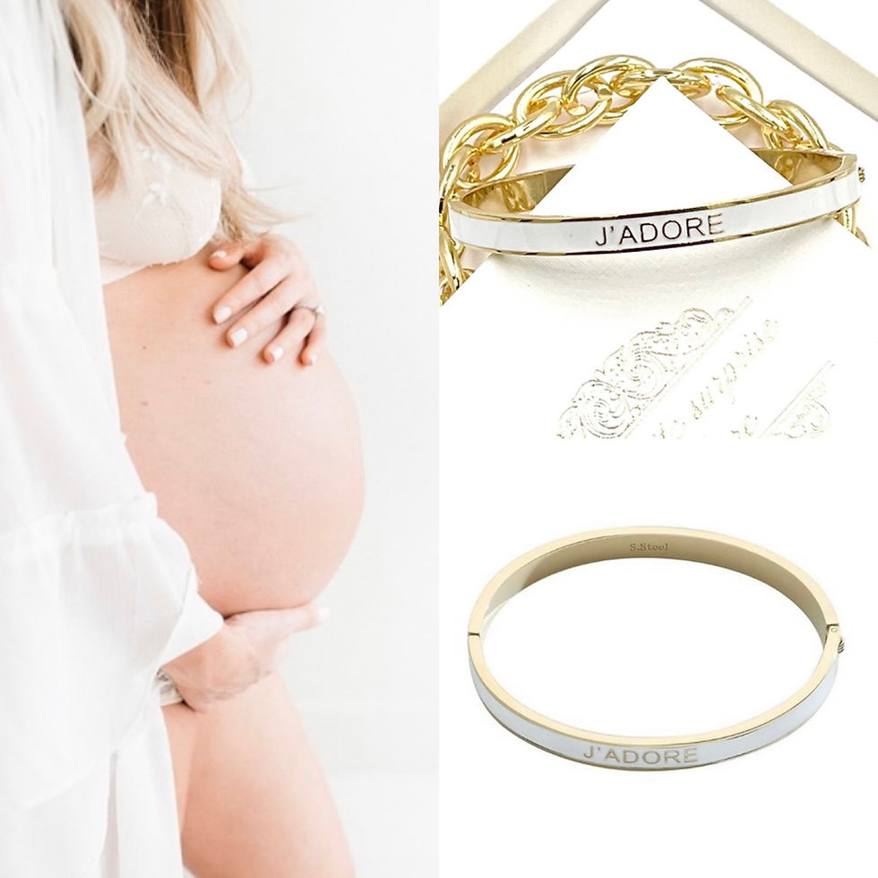 Miniaturbild: Armspange J‘adore Weiß-Gold