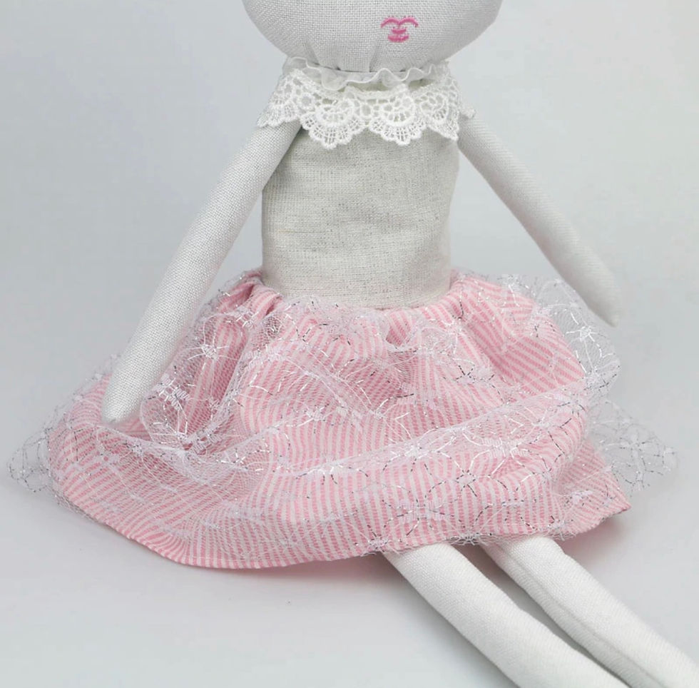 Miniaturbild: Stofftier Puppe Bunny Rosa 60 cm