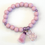 Miniaturbild: La petite surprise Couture Armband mit Teddy Gummibärchen & Quaste Matt Pink