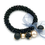 Miniaturbild: La petite surprise Couture elastisches Crystal Armband Schwarz