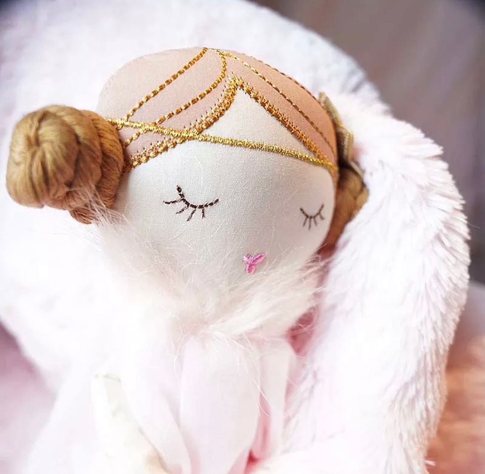 Miniaturbild: Stoffpuppe Prinzessin Rosa 50 cm