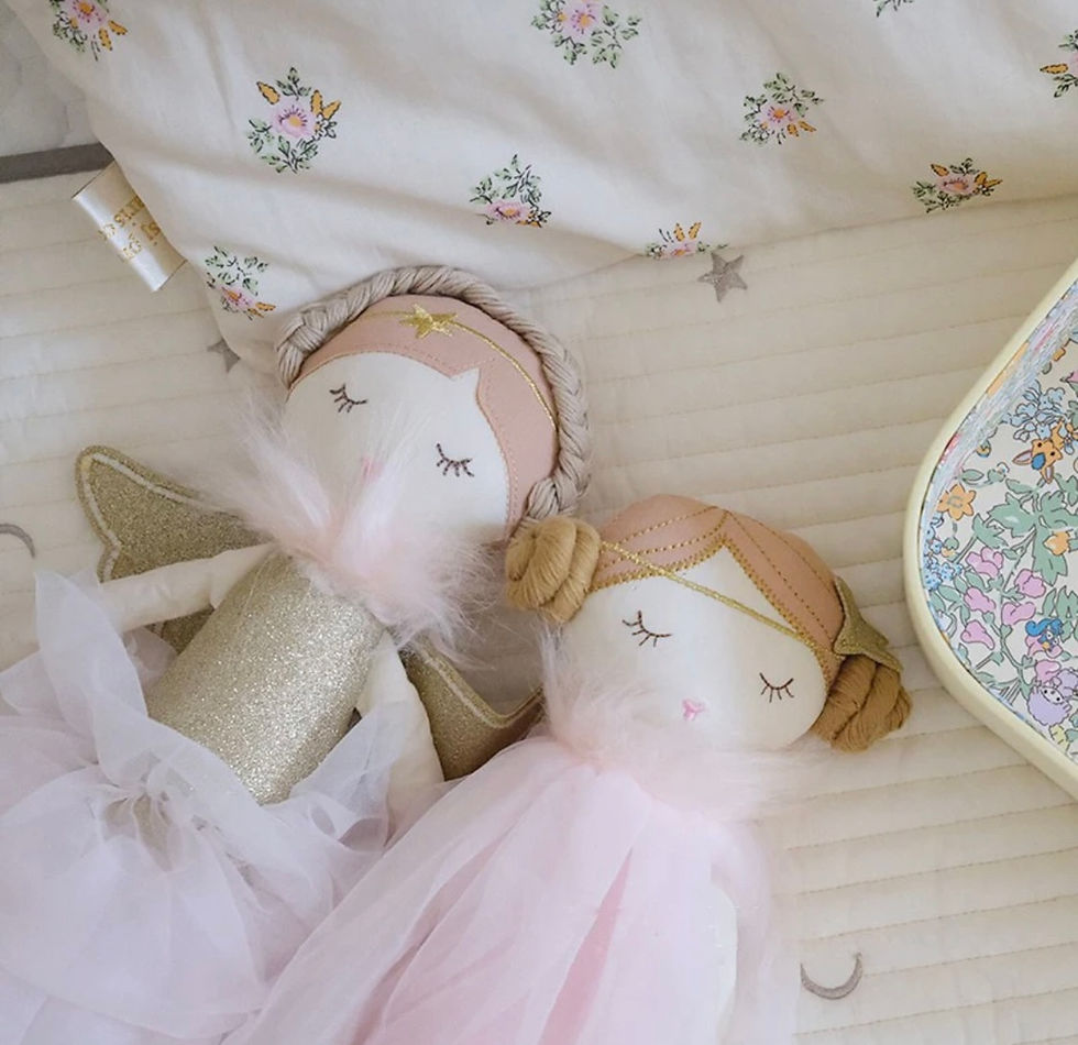Miniaturbild: Stoffpuppe Prinzessin Rosa 50 cm