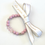 Miniaturbild: La petite surprise Couture Armband mit Teddy Gummibärchen Matt Pink