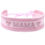 Miniaturbild: La petite surprise Couture Canvas Armband „Mama“ Rosa