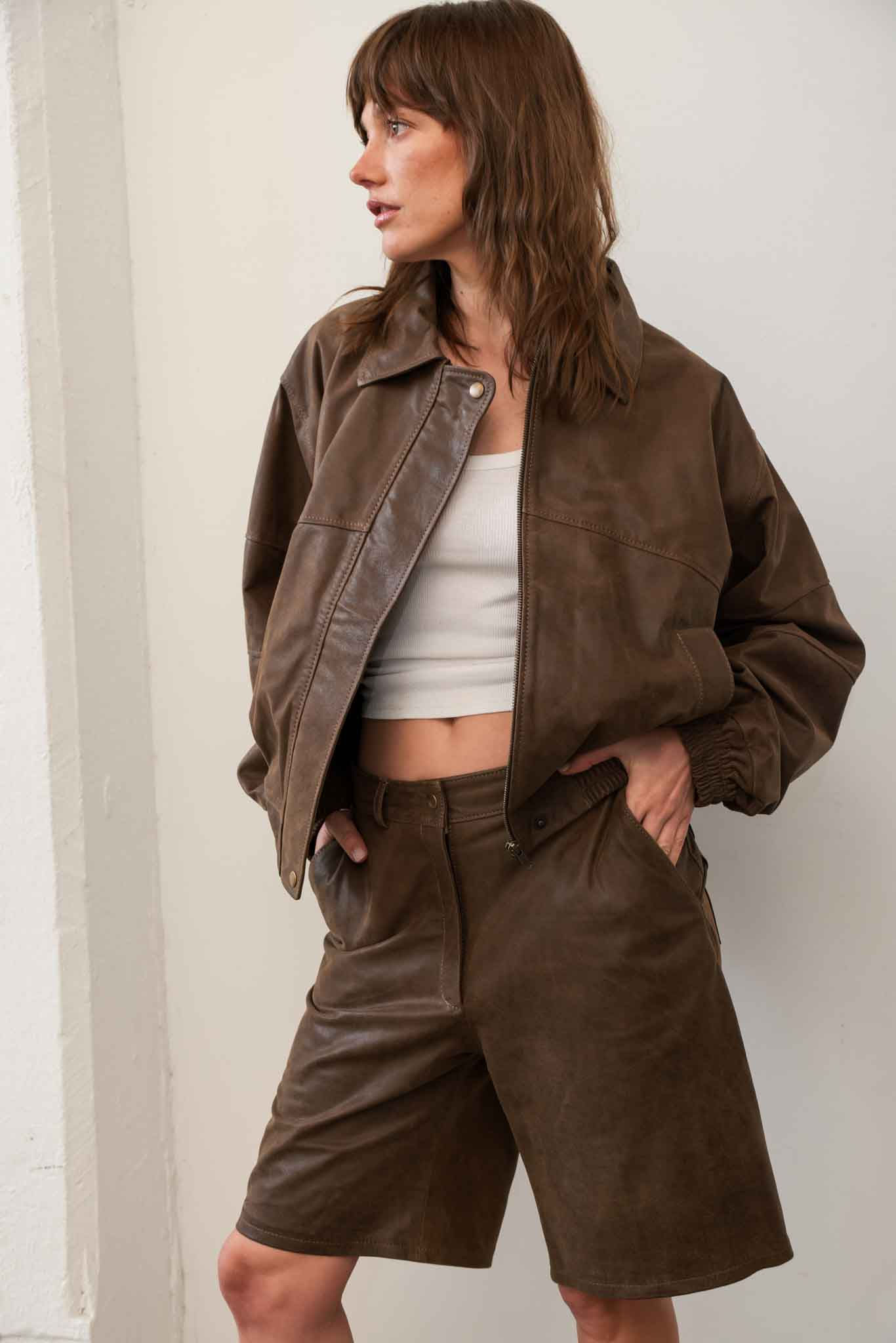 PRE VENTA | Jacket BOMBER CORTA Marrón